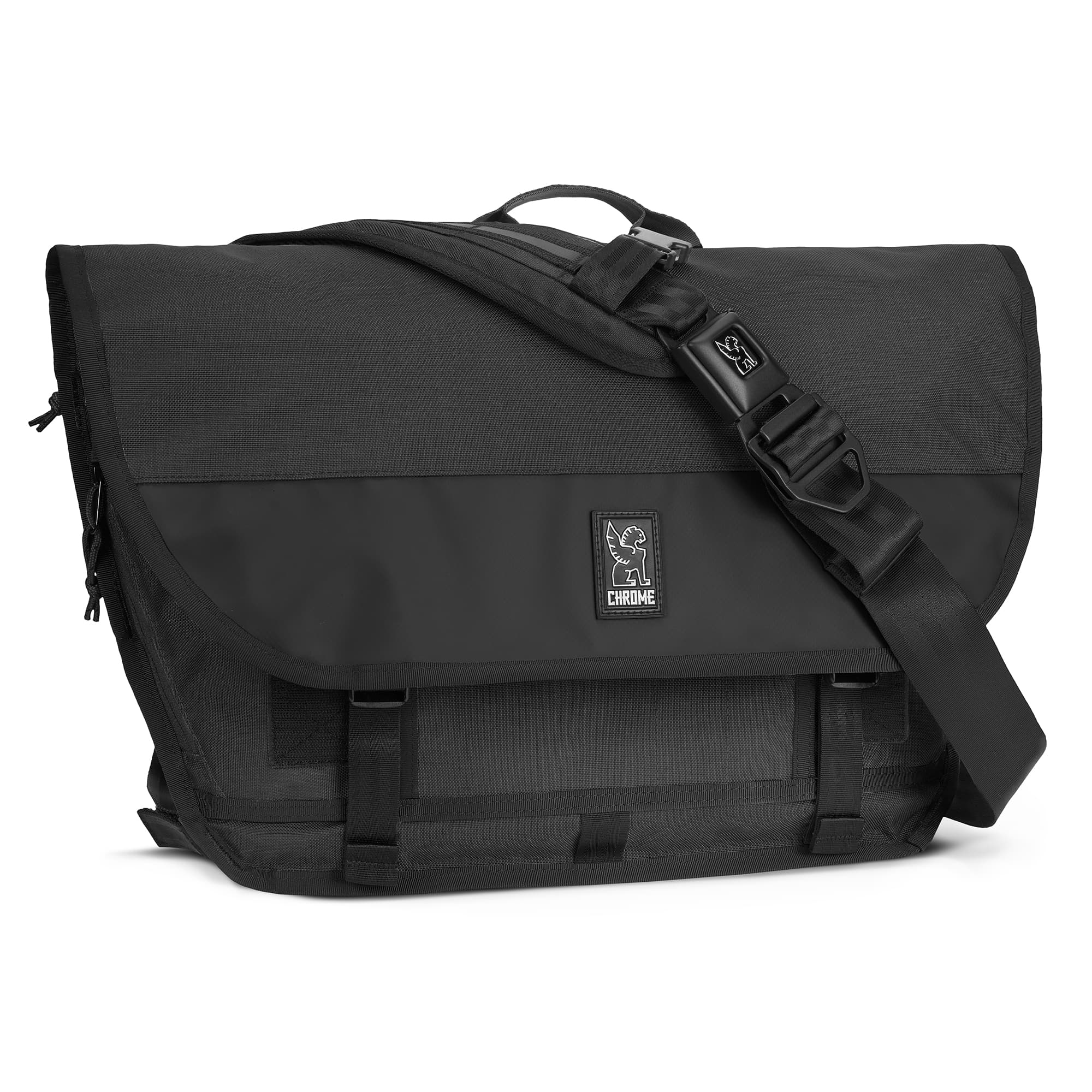 Buran III tech messenger in black #color_black