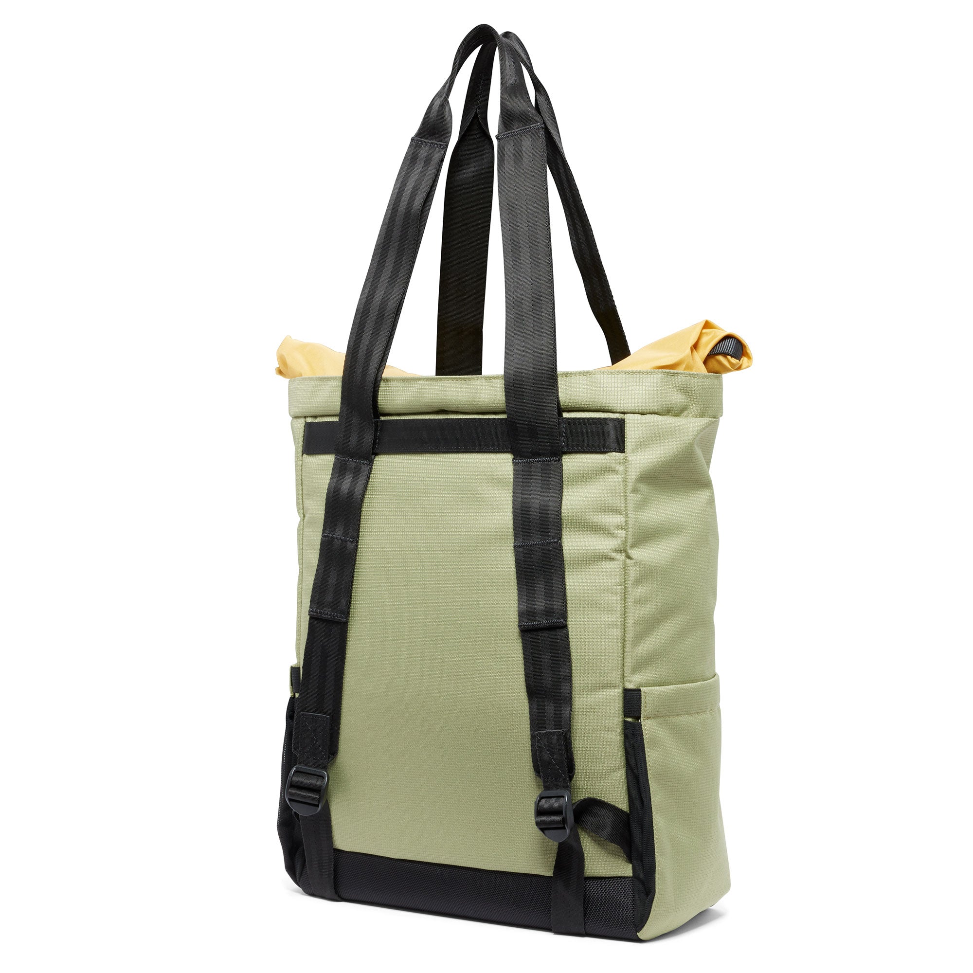 Ruckas Tote rolltop in green tote view #color_oil green