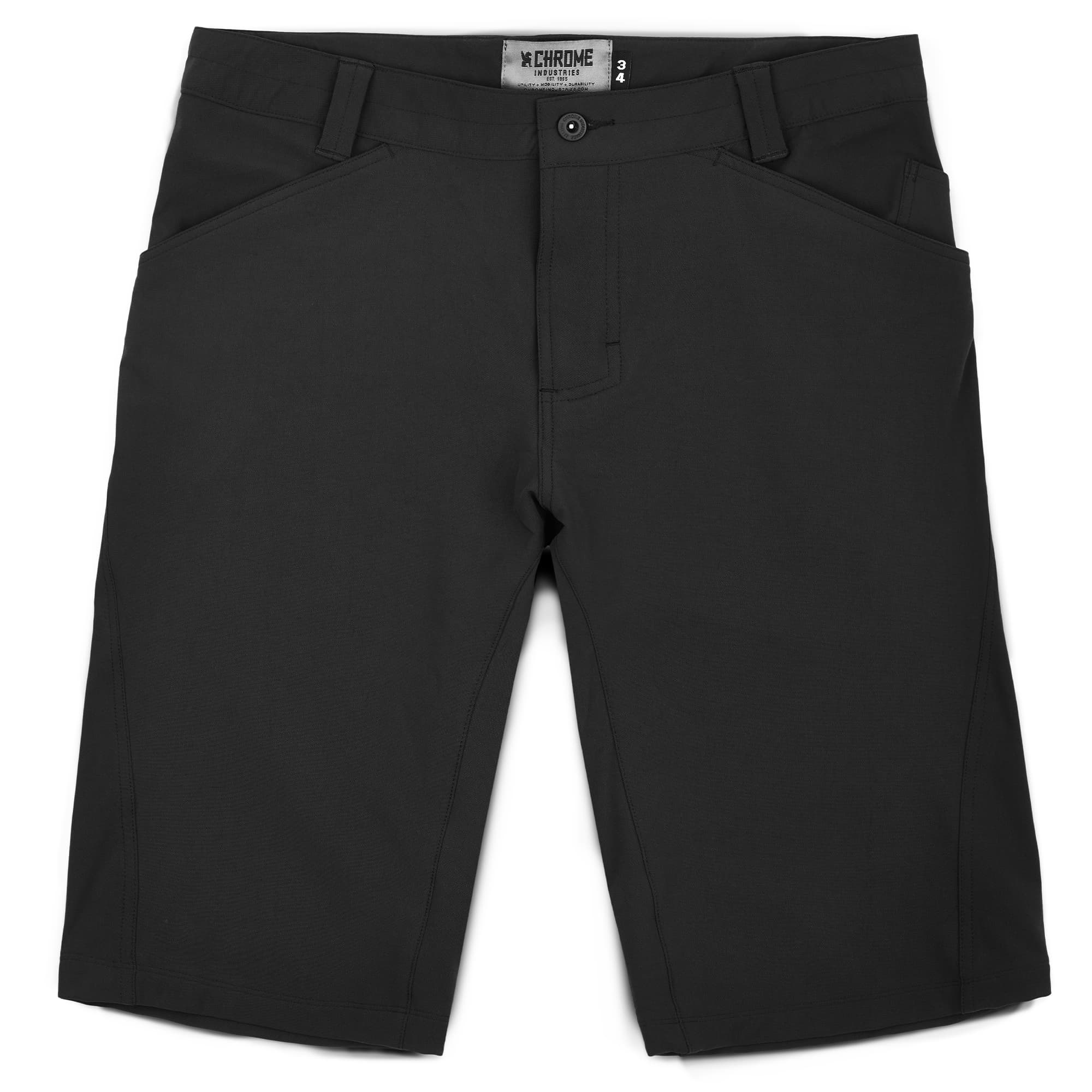 Men's Union Short 14" inseam in black #color_black