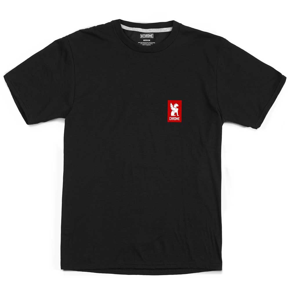 Vertical Red Logo Tee